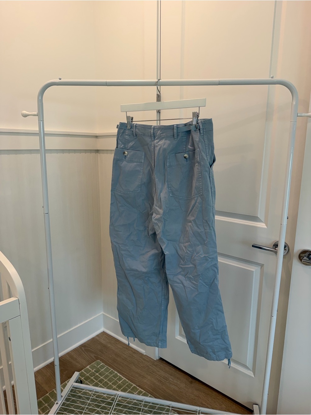 rag & bone Blue Cargo Pants - Picture 3 of 4